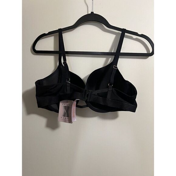 Savage x Fenty Womens Black Bra NWT Size 38C - Picture 2 of 3
